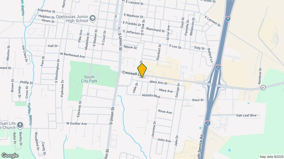 621 Mary Ann St Map and Location Details