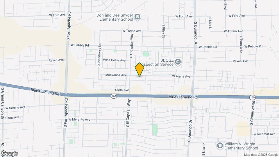 8940 W Marmo Ave Map and Location Details