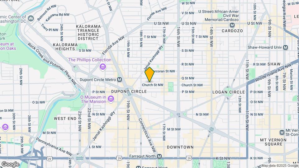 1765 Church St NW Map and Location Details