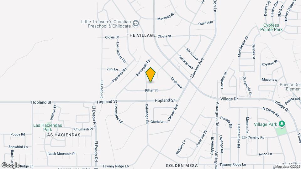 16201 Cahuenga Rd Map and Location Details