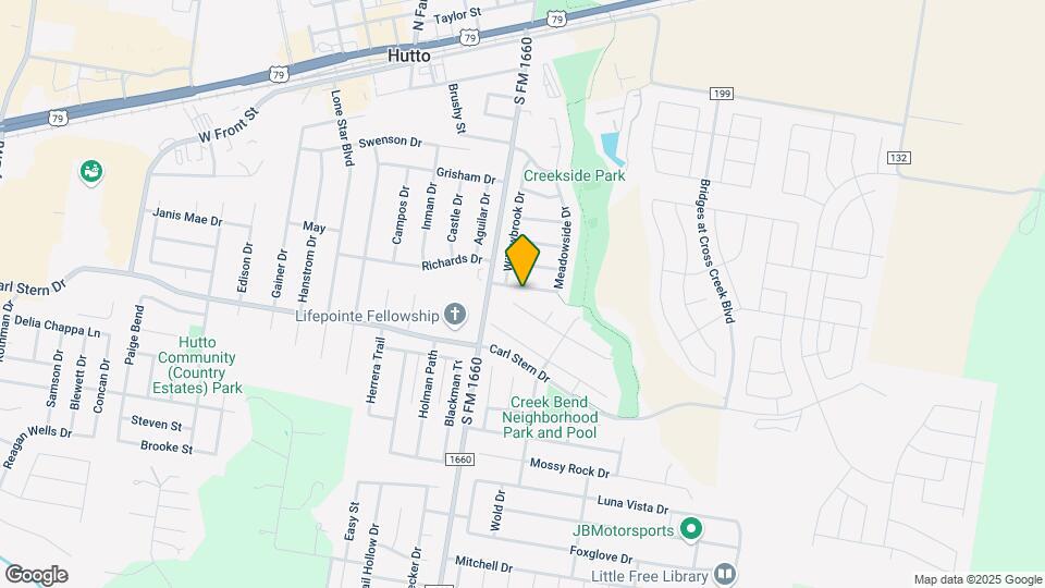 110 Meadowside Dr Map and Location Details