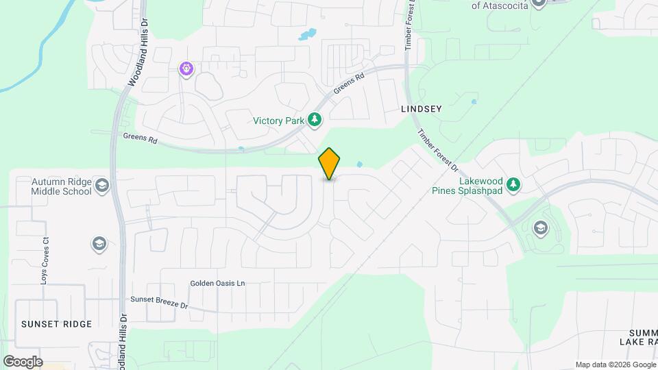 15427 Crathie Bend Dr Map and Location Details