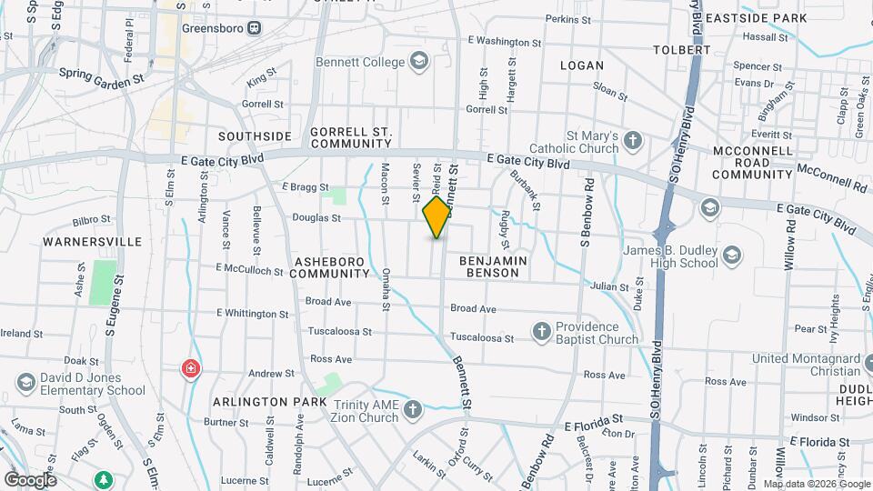 917 Reid St Mapa y Detalles de la Ubicación