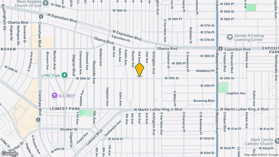 2018 W 39th St Map and Location Details