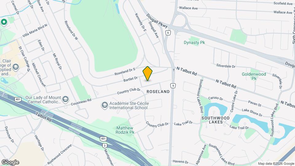 600 Cousineau Rd Map and Location Details