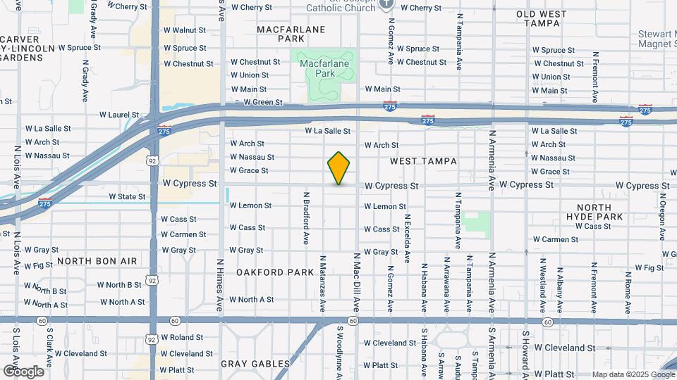 3112 W Cypress St Map and Location Details