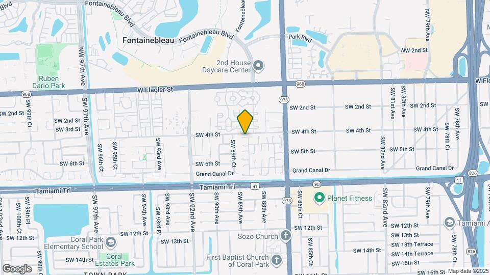8960 SW 4th Terrace Map and Location Details