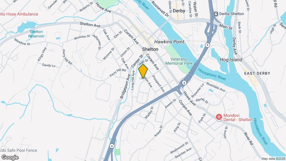 87 Hill St Map and Location Details