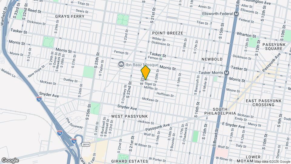 2053 Sigel St Map and Location Details