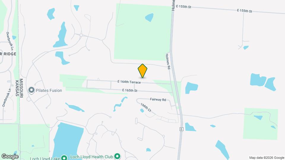 406 E 164th Terrace Map and Location Details