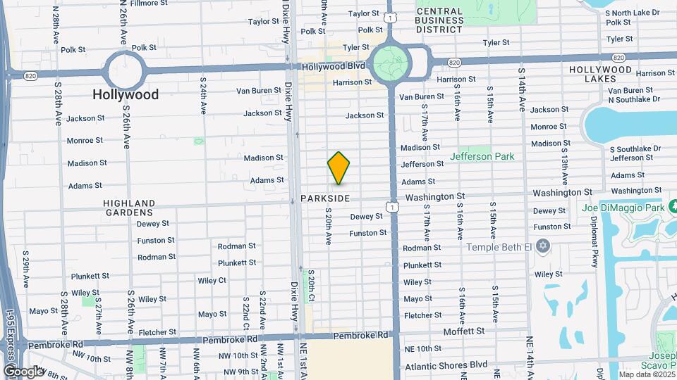 1940 Adams St Map and Location Details