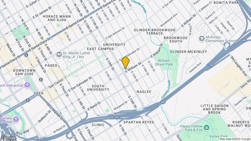 515 E William St Map and Location Details