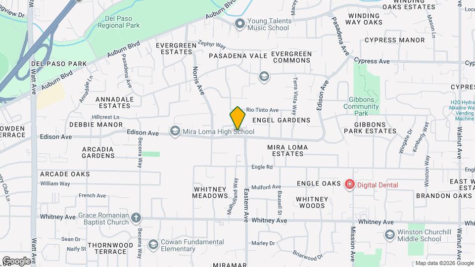 4231 Edison Ave Map and Location Details