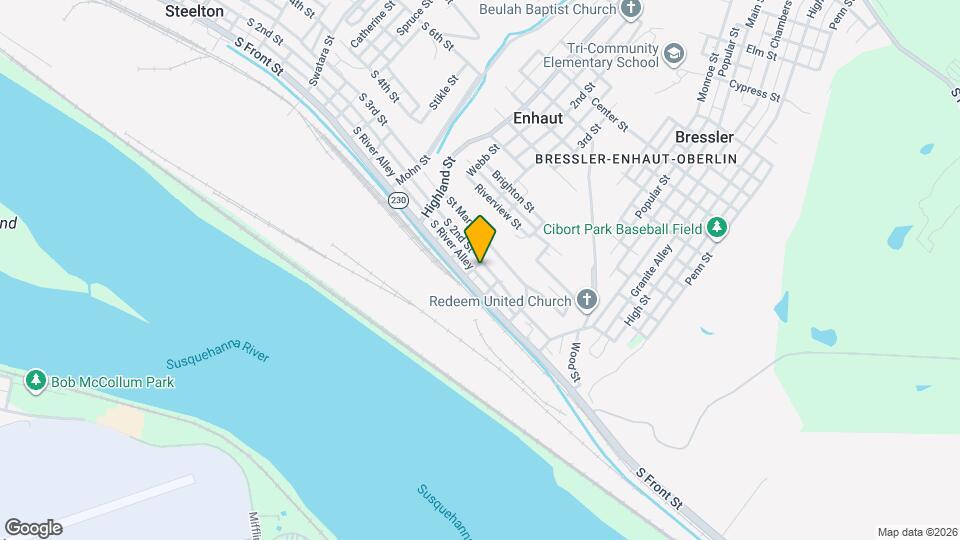 640 S 2nd St Map and Location Details