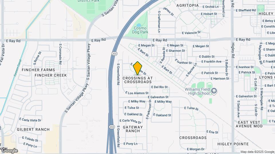 2537 E Ivanhoe Ct Map and Location Details