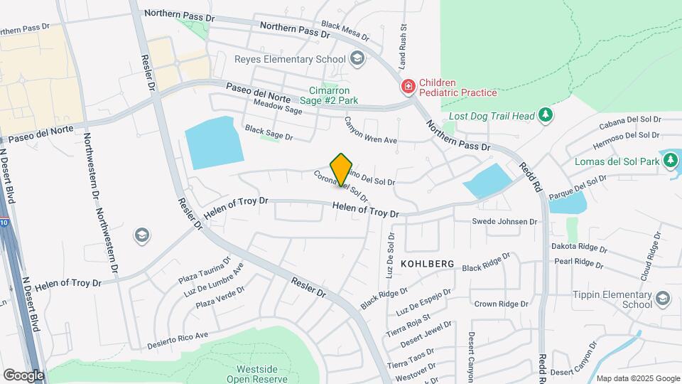 7328 Corona Del Sol Dr Mapa y Detalles de la Ubicación