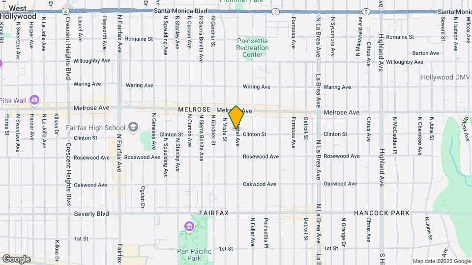 603 N Martel Ave Map and Location Details
