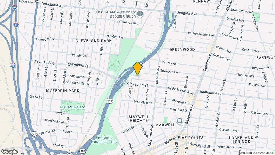 905 W Eastland Ave Map and Location Details