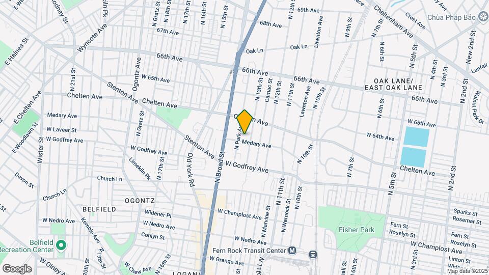 1311 Medary Ave Mapa y Detalles de la Ubicación