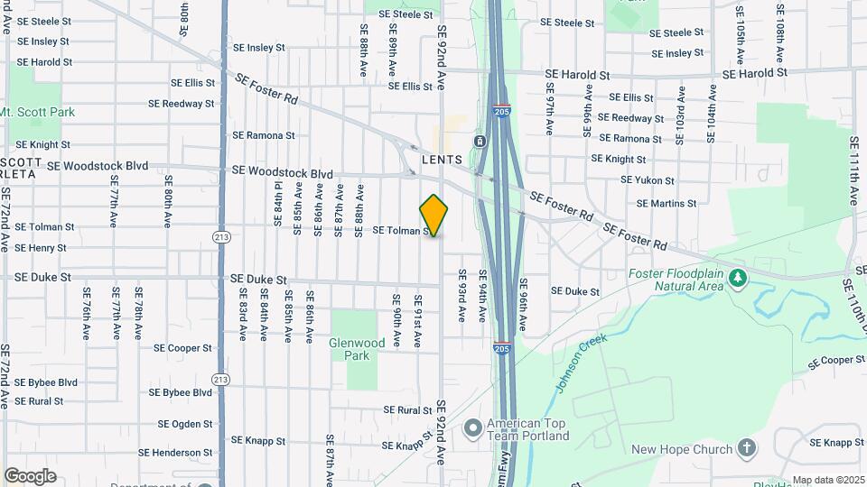 6317 SE 92nd Ave Map and Location Details