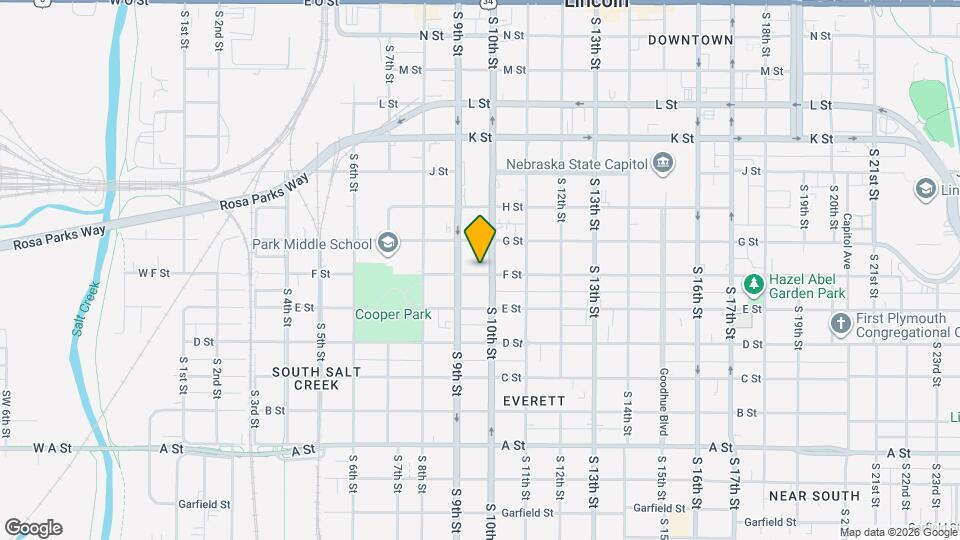 930 F St Map and Location Details