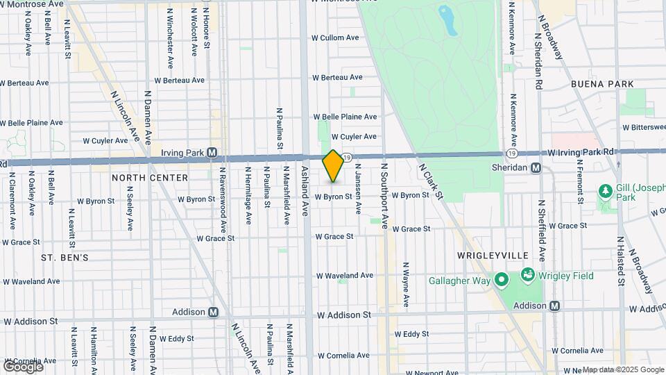 3912 N Greenview Ave Map and Location Details