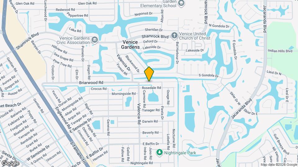 556 Briarwood Rd Map and Location Details