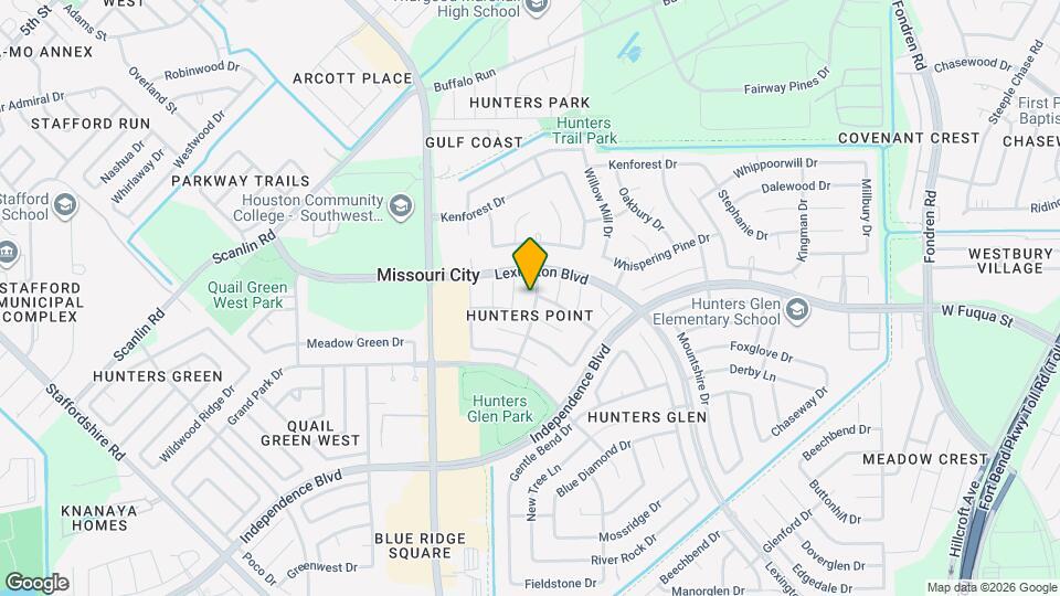 1818 Pine Hollow Dr Map and Location Details