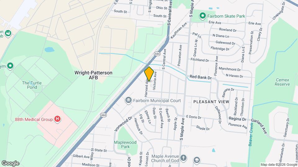 1040 Harvard Ave Map and Location Details