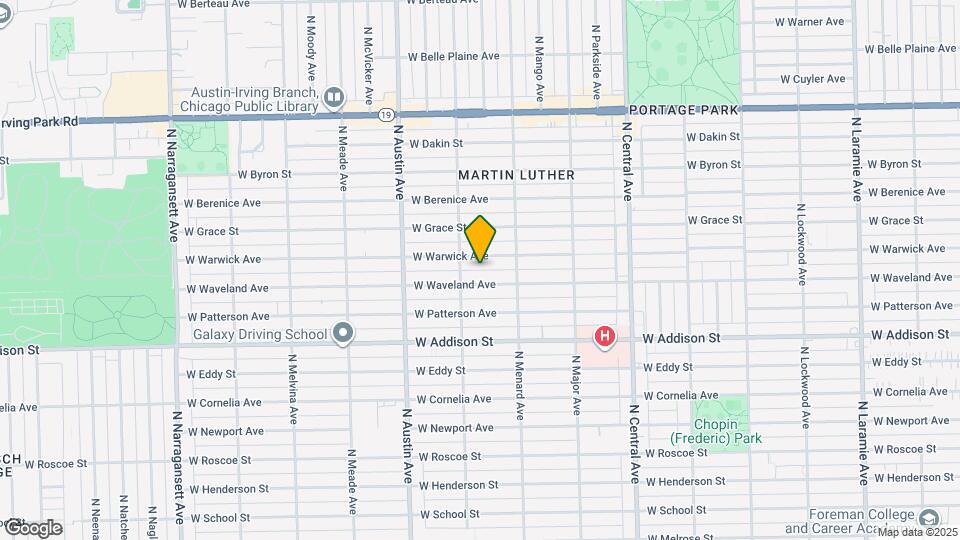 5843 W Warwick Ave Mapa y Detalles de la Ubicación