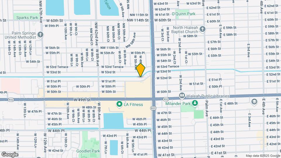 495 W 51st Pl Map and Location Details
