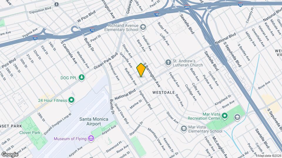 2840 Granville Ave Map and Location Details