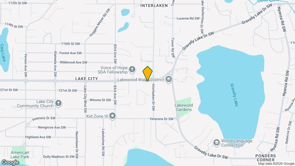 7920 Washington Blvd SW Map and Location Details