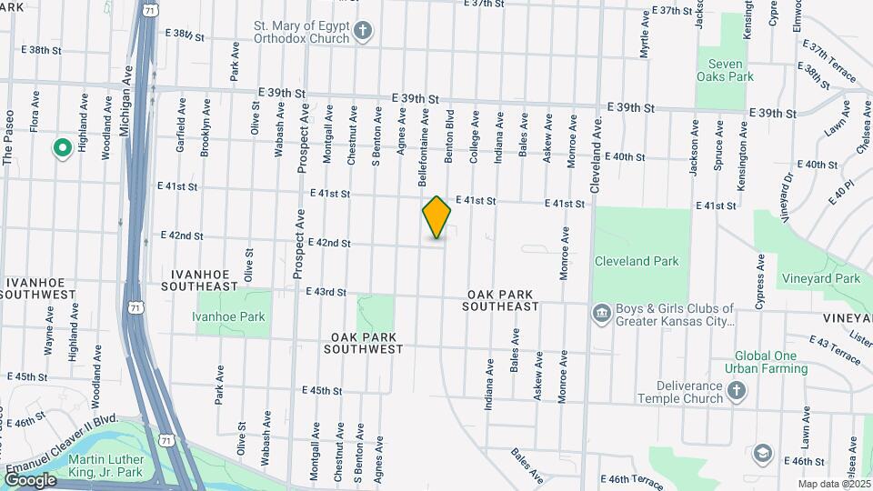 4146 Benton Blvd Mapa y Detalles de la Ubicación