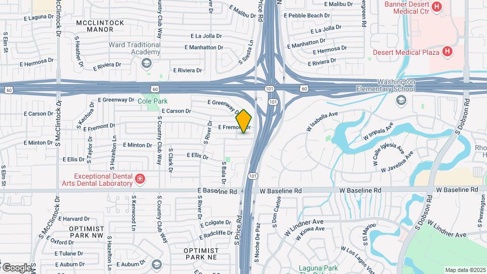 2168 E Minton Dr Map and Location Details