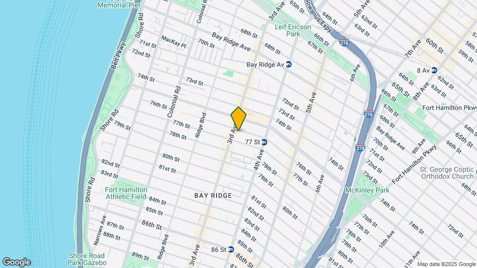 312 76th St Map and Location Details