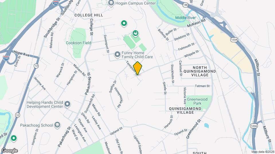 121 Whipple St Map and Location Details