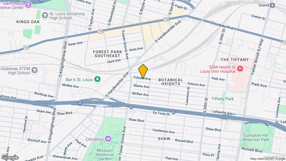 4224-4228 Folsom Ave Map and Location Details