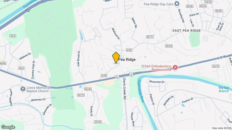 5814 E Pea Ridge Rd Mapa y Detalles de la Ubicación