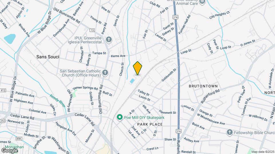American Spinning Mill Map and Location Details