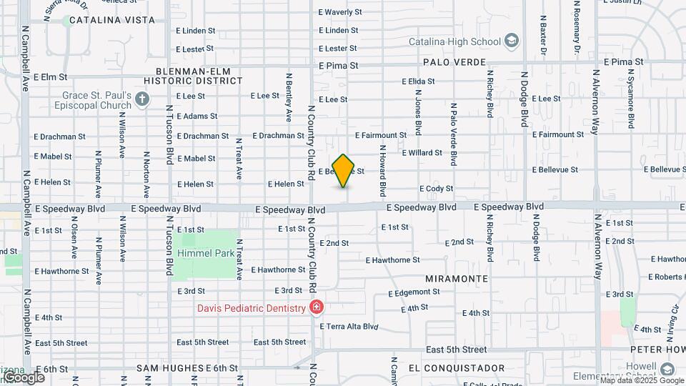 1101-1103 N Camilla Blvd Mapa y Detalles de la Ubicación