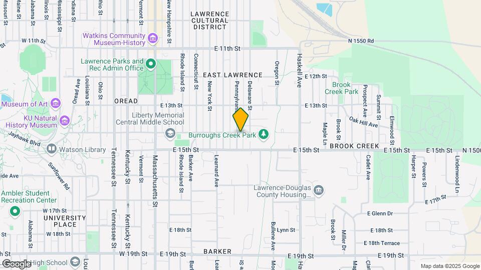 1402 Pennsylvania St Map and Location Details