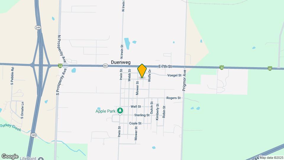 Crown Pointe/Wolfe Run Apartments Map and Location Details