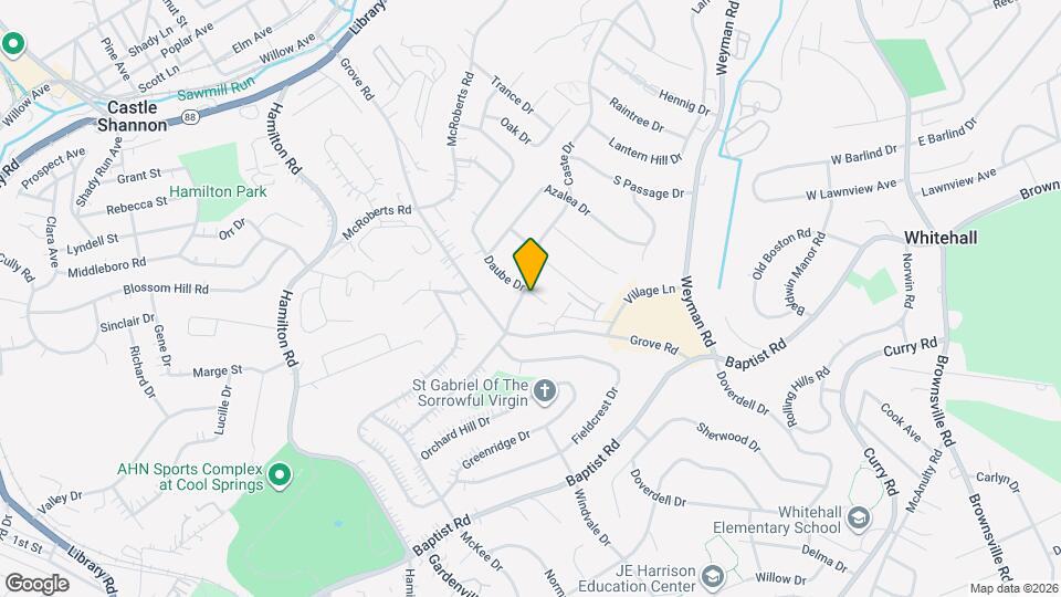 5117 Caste Dr Map and Location Details