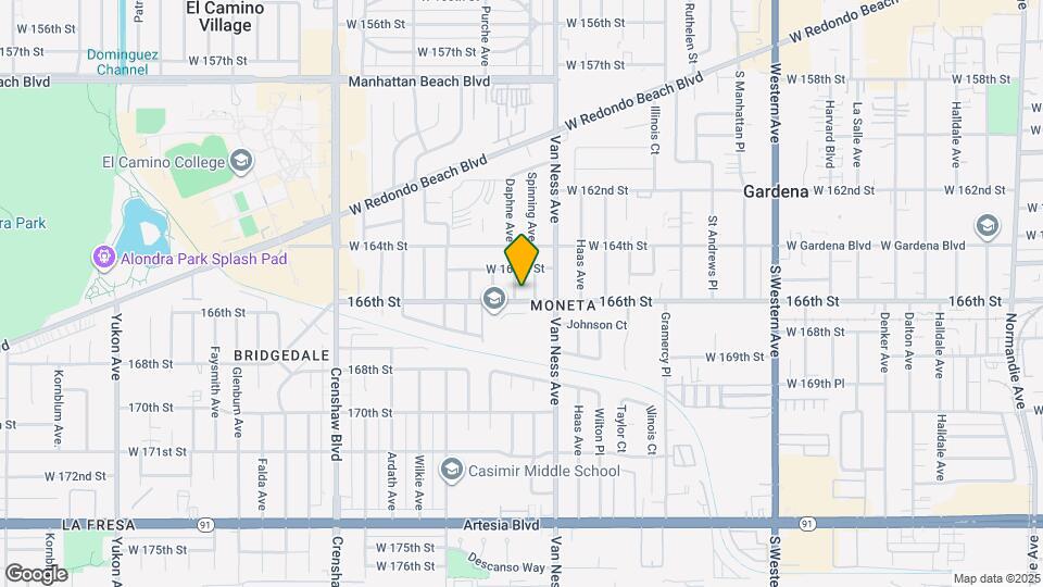 16518 Daphne Ave Map and Location Details