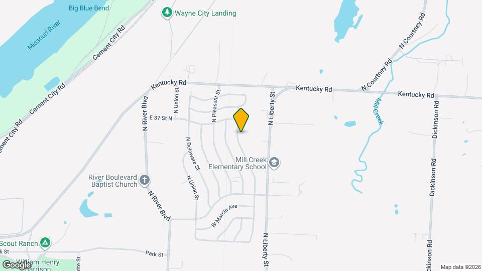 3601 N Osage St Mapa y Detalles de la Ubicación