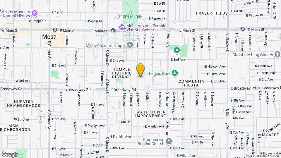 325 S Hobson St Map and Location Details