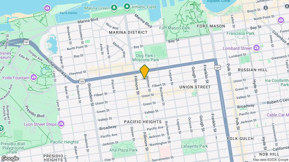 2131 Greenwich St, Unit 2131 Mapa y Detalles de la Ubicación