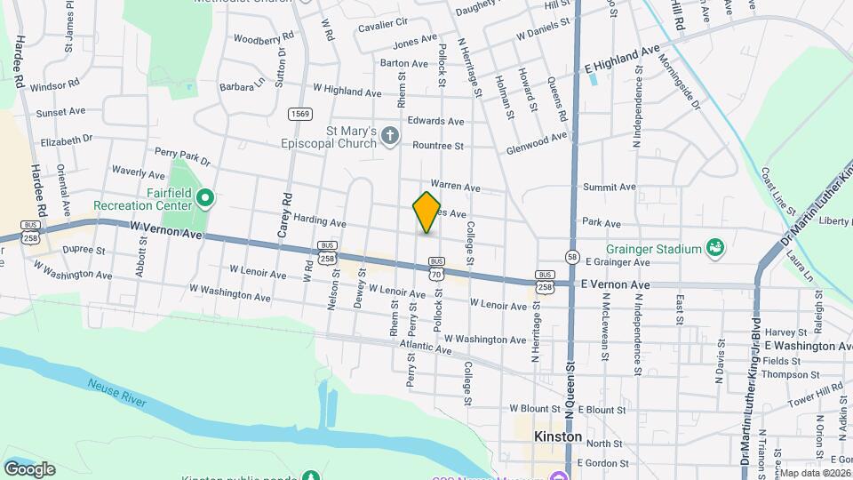 502 Harding Ave, Unit 502 Map and Location Details