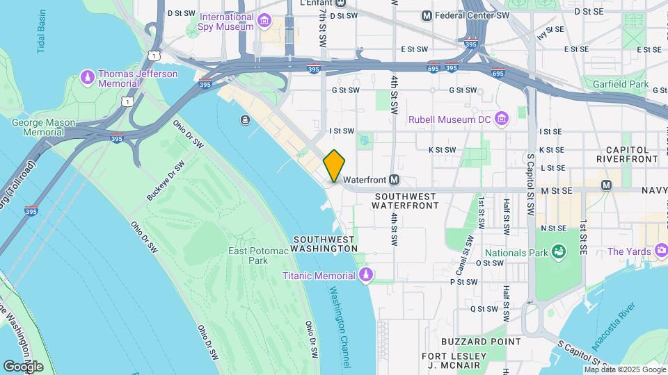 601 Wharf St SW-Unit -607 Map and Location Details
